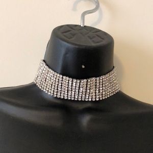 Rhinestone Kim K choker